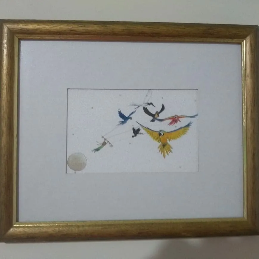 Montagem de quadros em caixa (box) na GJ Molduraria